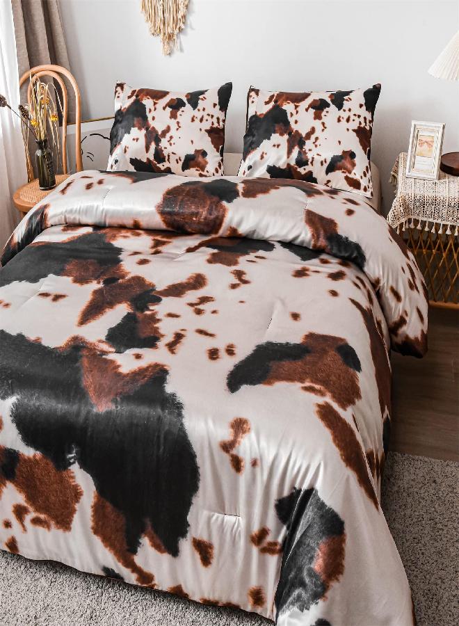 PHF Truly Velvet Duvet Cover Set King Size, 3pcs Ultra Soft Breathable Comforter Cover Set, Luxury Cozy Flannel Duvet Cover with Pillow Shams Bedding Collection, 104