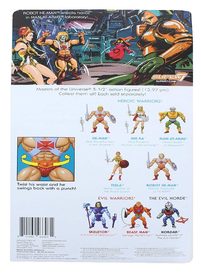 Masters of the Universe Super7 Vintage Collection Wave 2 | Robot He-Man
