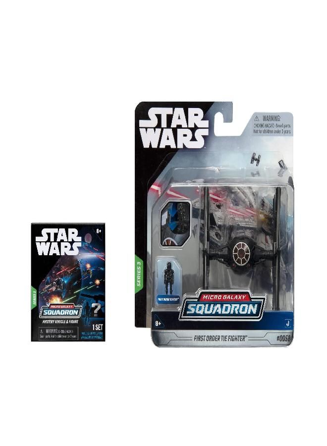 STAR WARS Micro Galaxy Squadron Anakin Skywalker's Jedi Interceptor Mystery Bundle - 3-Inch Light Armor Class and Scout Class Vehicles with Accessories