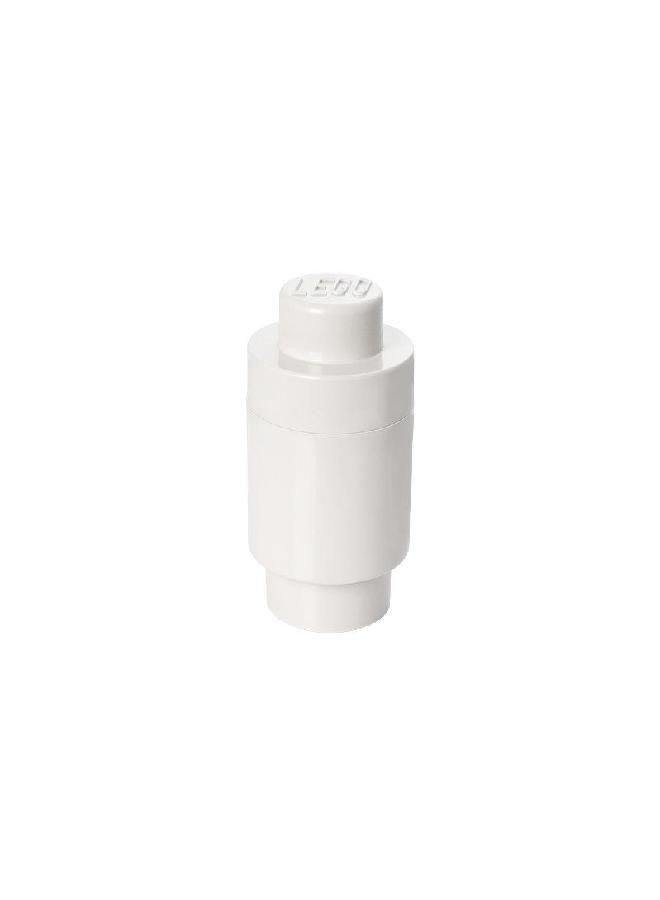 LEGO Round Brick with 1 Knob, in White