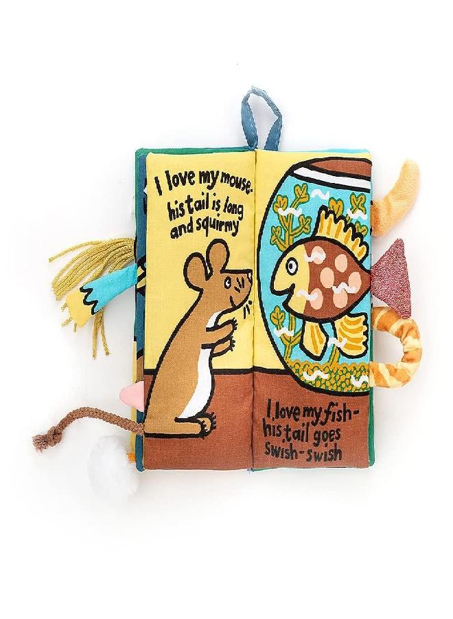 Jellycat Soft Cloth Baby Books, Pet Tails