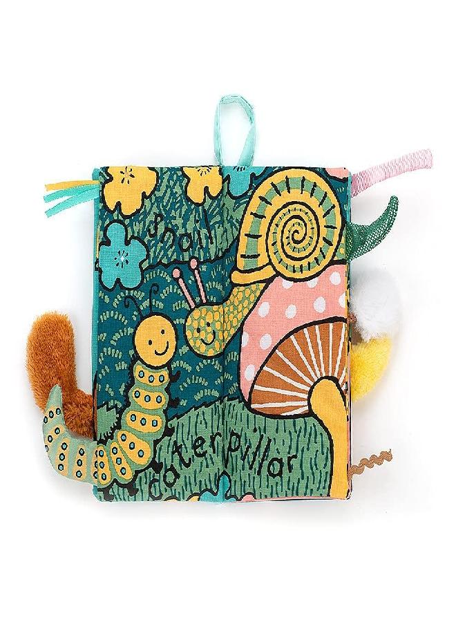 Jellycat Garden Tails Soft Fabric Book for Baby