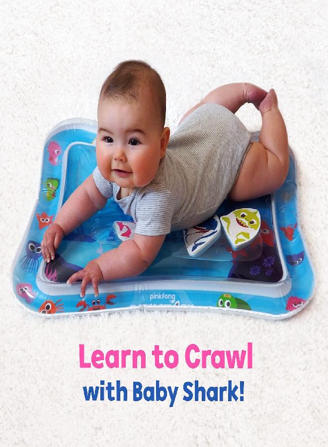 Baby Shark Tummy Time Water Filled Play Mat - Infant Toys to Help Learn How to Crawl - Baby Shark Official