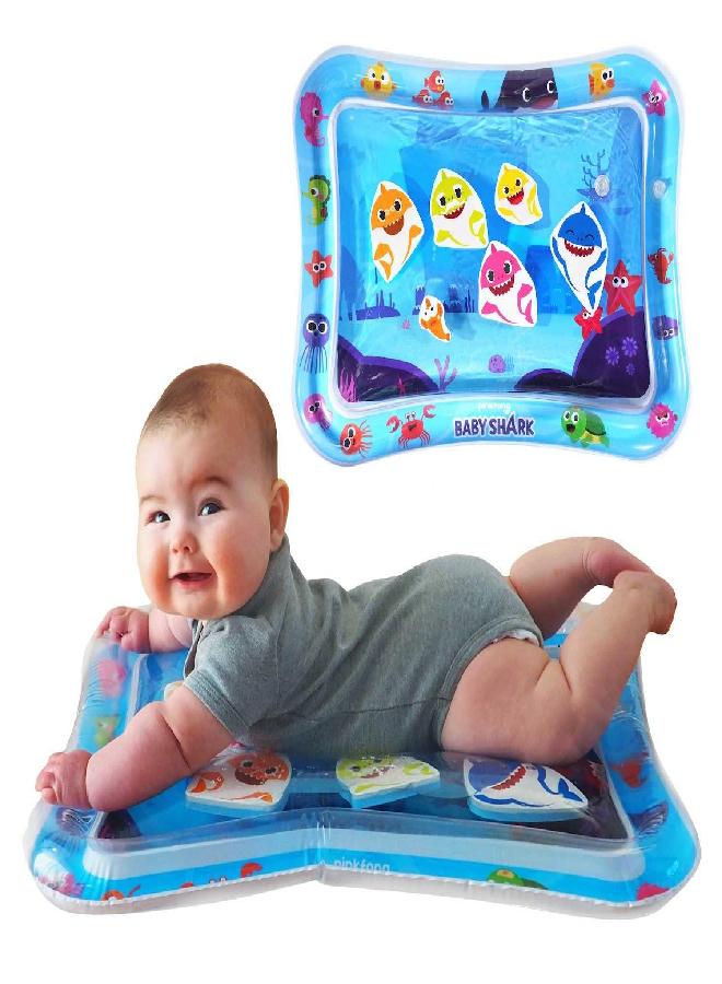 Baby Shark Tummy Time Water Filled Play Mat - Infant Toys to Help Learn How to Crawl - Baby Shark Official