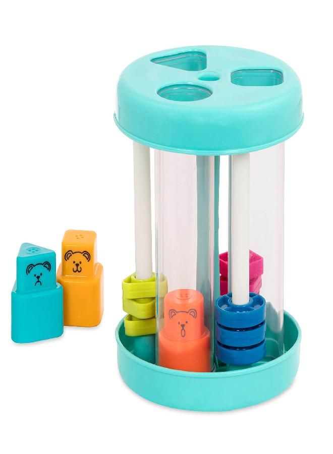 Battat - Shape Sorter - Colorful Sorting Toy - 3 Shapes & Sounds - Educational & Developmental Toy for Toddlers - Shapes & Sound Sorter - 18 Months +