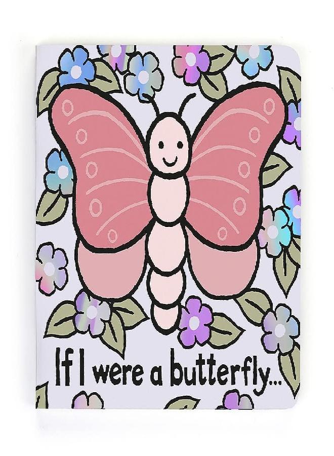 Jellycat If I were A Butterfly Board Book for Baby