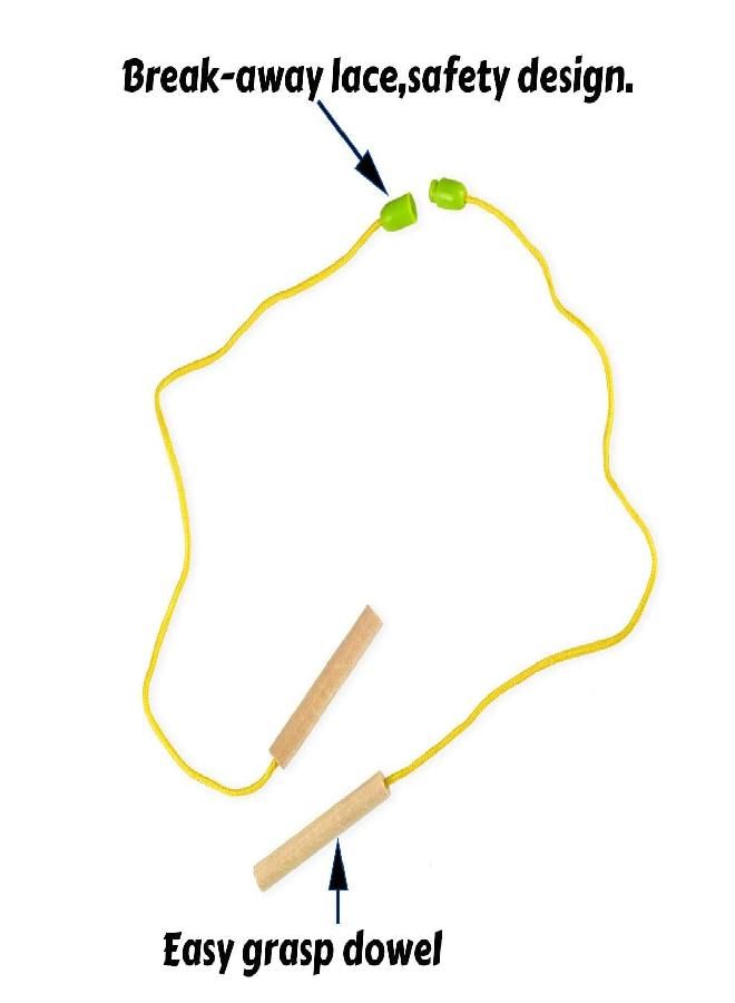 BOHS Caterpillar Lacing Blocks - Threading & Stacking - Toddler Learn Counting, Numbers and Shapes- Baby Kids Fine Motor Skills Toys