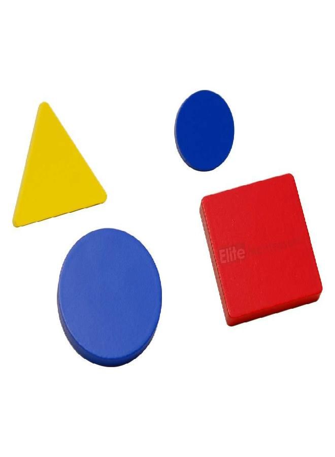 Elite Montessori Thick Single/Multiple Shape Jumbo Knob Puzzles Preschool Toddler Learning Material (Single Shape Puzzles)