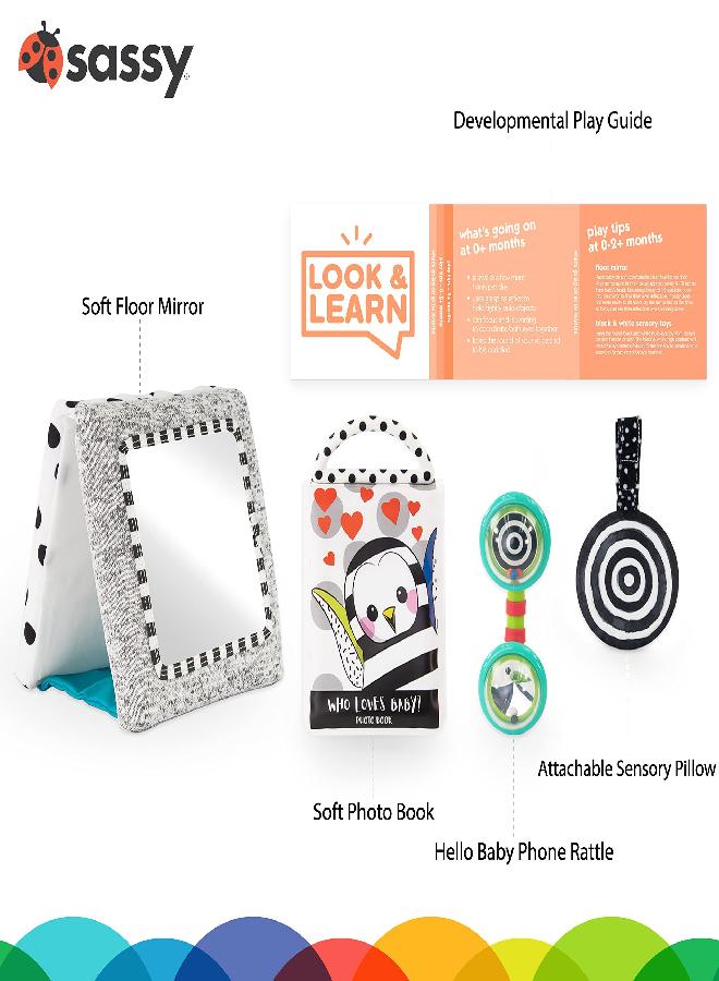 Sassy Look & Learn Baby Box - 0+ Months