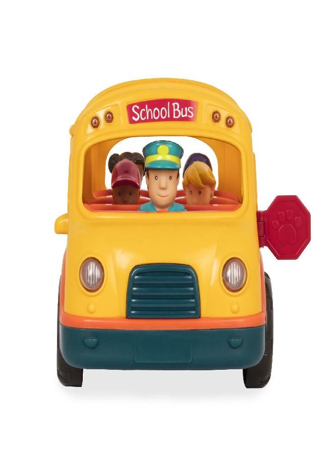 Battat - Light & Sound School Bus - School Bus Toy Vehicle for Toddlers 18 Months +, Yellow