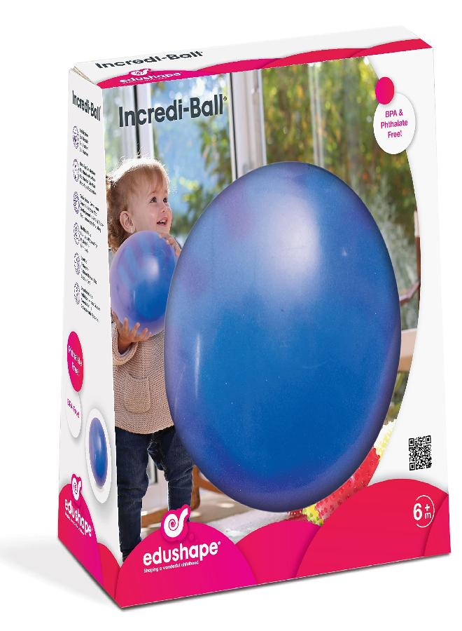 Edushape Change-A-Color Sensory Ball for Baby - 7” Toddler Ball for Baby That Helps Enhance Gross Motor Skills for Kids - Pack of 1 Baby Ball Interactive Incredi-Ball for Sensory Development