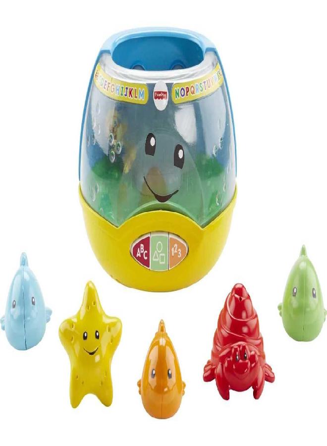 Fisher-Price Laugh & Learn Baby & Toddler Toy Magical Lights Fishbowl With Smart Stages Learning Content For Ages 6+ Months