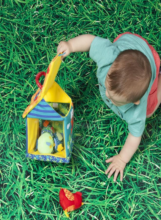 Manhattan Toy Put and Peek Birdhouse Soft Activity Toy