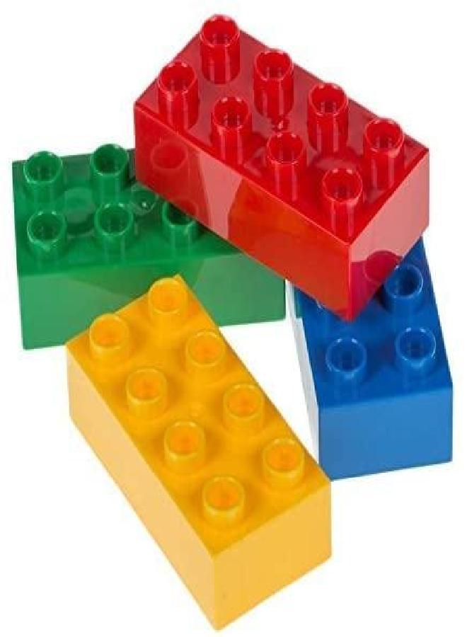 Strictly Briks - Big Briks Set - 108 Pieces - Blue, Green, Red, & Yellow - Large Building Blocks for Toddlers Ages 3 and Up, Compatible with All Major Brands