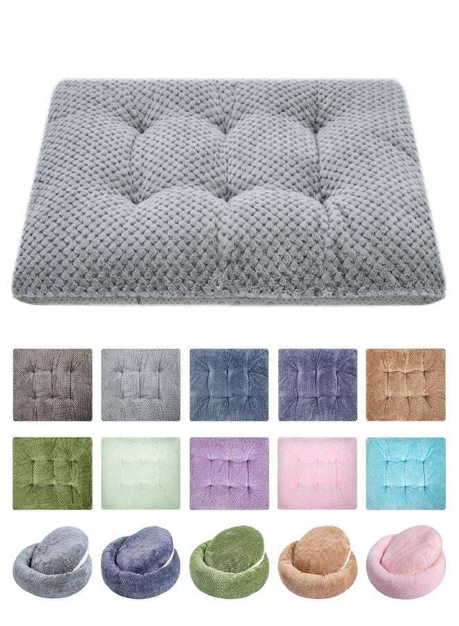 WONDER MIRACLE Fuzzy Deluxe Pet Beds, Super Plush Dog or Cat Beds Ideal for Dog Crates, Machine Wash & Dryer Friendly (15