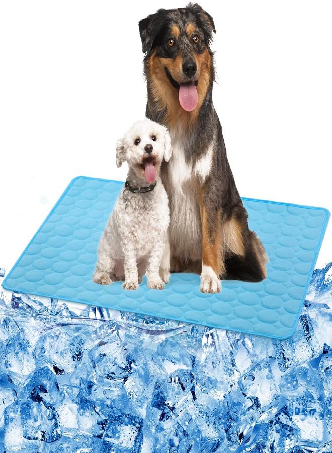 SHEJIZE Dog Cooling Mat Cooling Pad for Dog Pet Cooling Dog Mat Cooling Pad for Sleeping Cooling Pad for Bed Cooling Mat Dog Crate Pad Cooling Mat for Dogs and Cats Keeps Dogs and Cats Cool in Summer