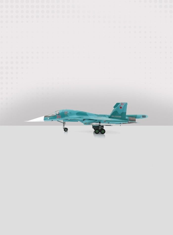 SU-34 FULLBACK FIGHTER BOMBER SCALE 1:72