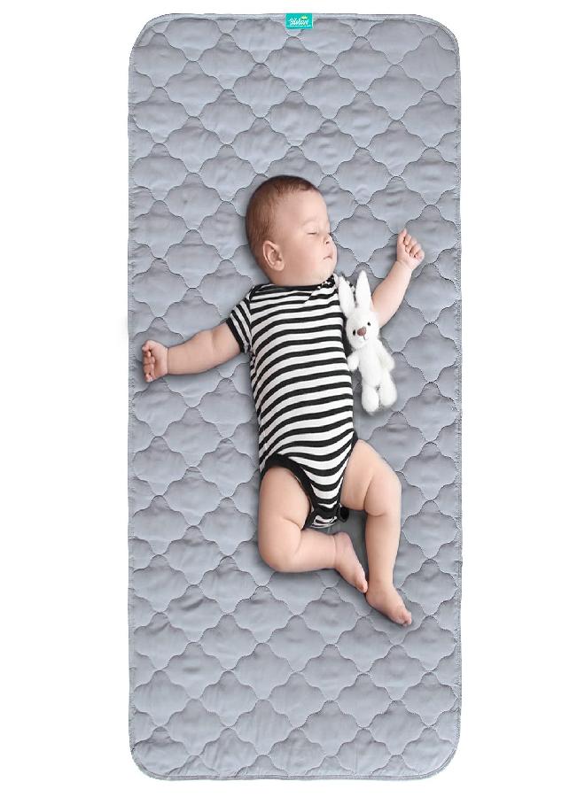 Biloban Waterproof Crib Mattress Protector Pad 28
