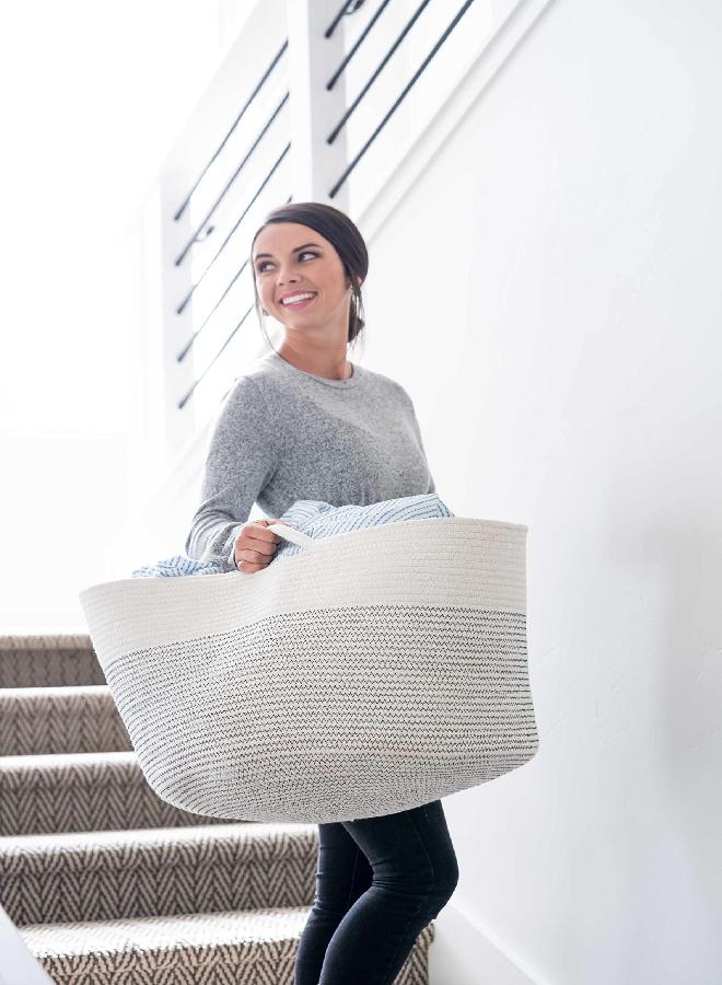 Little Hippo Baskets XXXL Large Cotton Rope 22