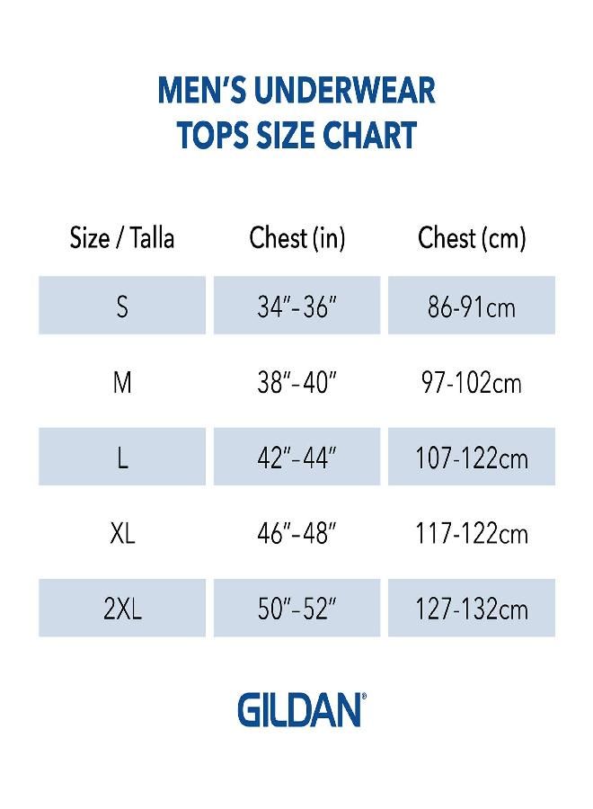 Gildan Men's Crew T-Shirts, Multipack, Style G1100, Navy/Charcoal/Cardinal Red (5-Pack), X-Large
