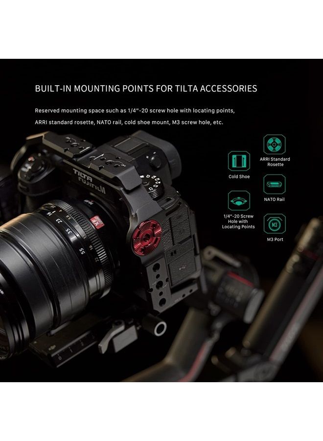 Camera Cage for Fujifilm X-H2S Basic Kit – Black | TA-T36-A-B