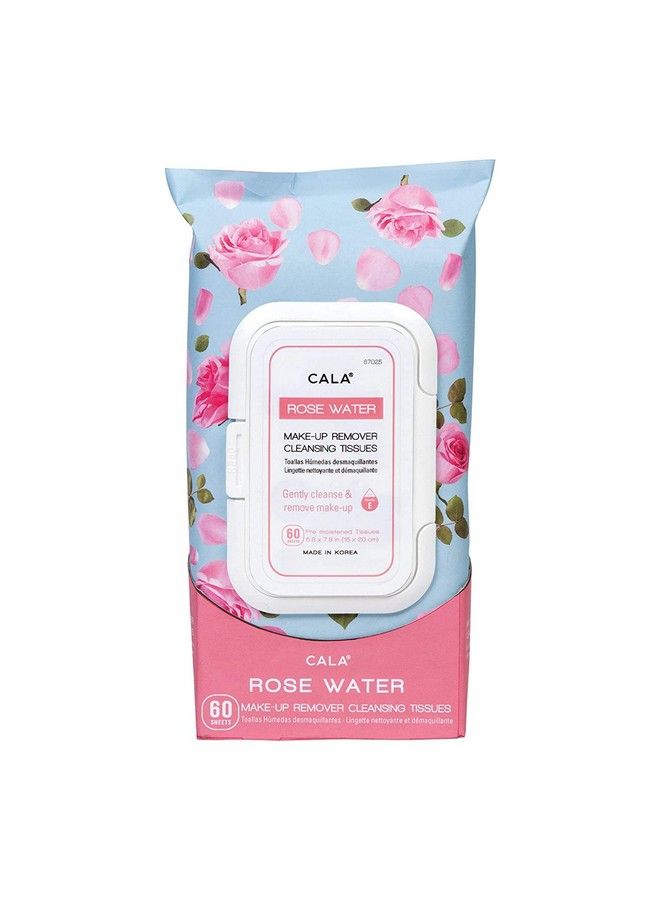 Rose Water Makeup Remover Cleansing Tissues 60 Count 60 Count