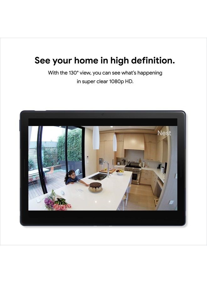 Nest Cam Indoor - 1st Generation - Wired Indoor Camera - Control with Your Phone and Get Mobile Alerts - Surveillance Camera with 24/7 Live Video and Night Vision