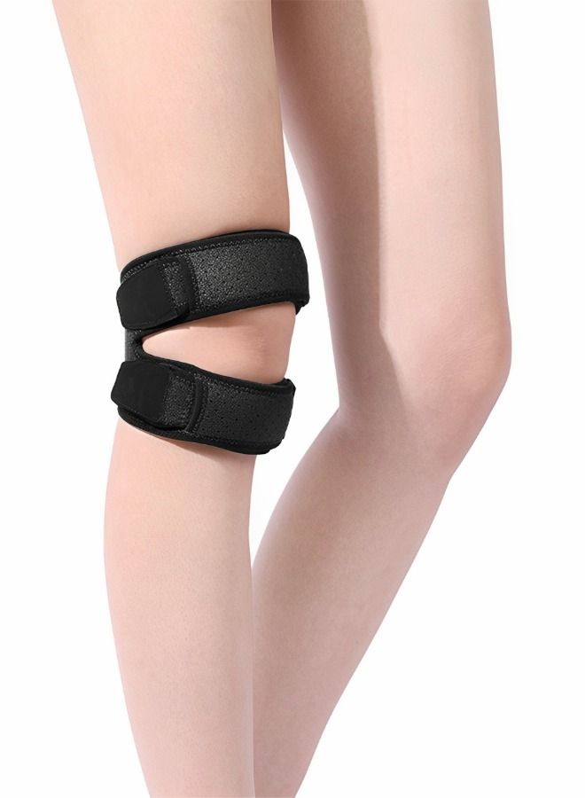 Patella Knee Brace, Adjustable Knee Brace for Knee Pain Prevention And Relief, Neoprene Knee Brace, Running Support Belt, Patella Stabilizer Support for Running, Fitness, Basketball