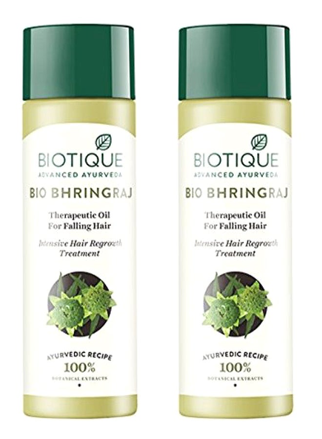 Pack Of 2 Bio Bhringraj Intensive Hair Regroath Treatment Oil 2 x 120ml