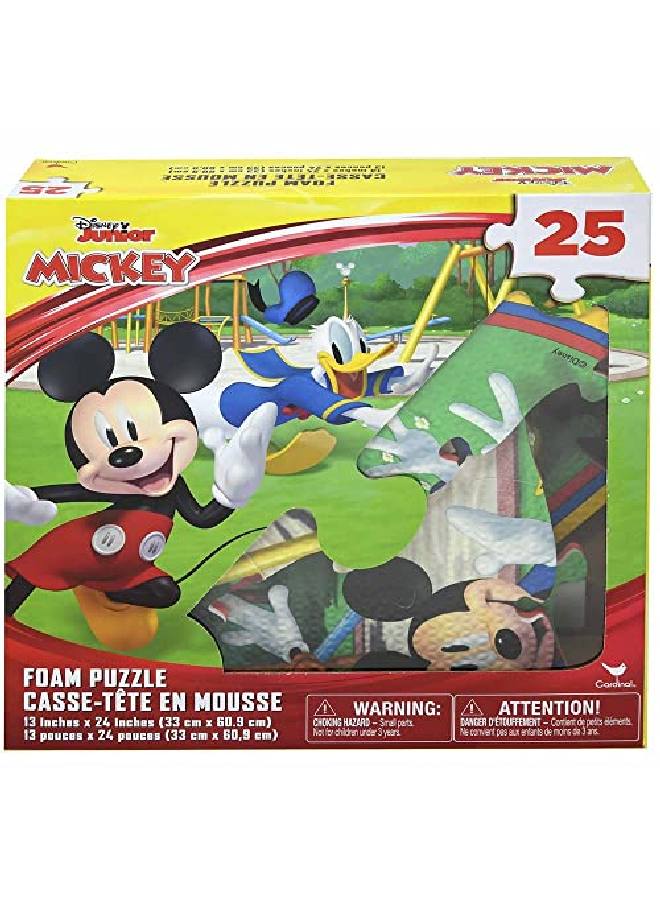 25 Piece Mickey Mouse Foam Puzzle