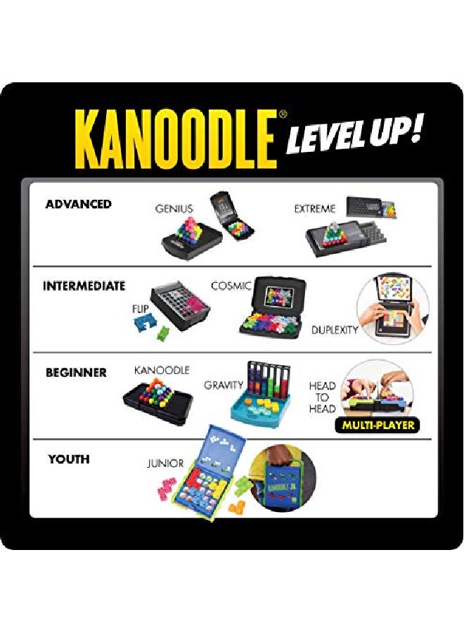 Kanoodle Genius Puzzle Game 2D & 3D Brain Games With 202 Brain Teaser Challenges Easter Basket Stuffers & Gifts For Adults Teens & Kids Ages 8 9 10+