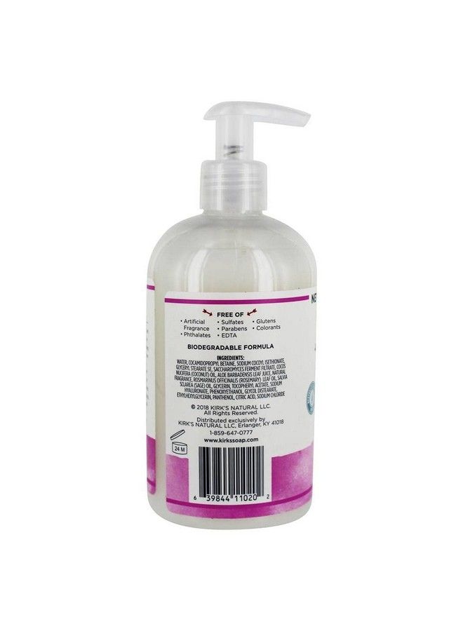 Odorneutralizing Clean Hand Soap Castile Liquid Soap Pump Bottle Moisturizing & Hydrating Kitchen Hand Wash Rosemary & Sage Scent 12 Fl Oz. Bottle 4Pack
