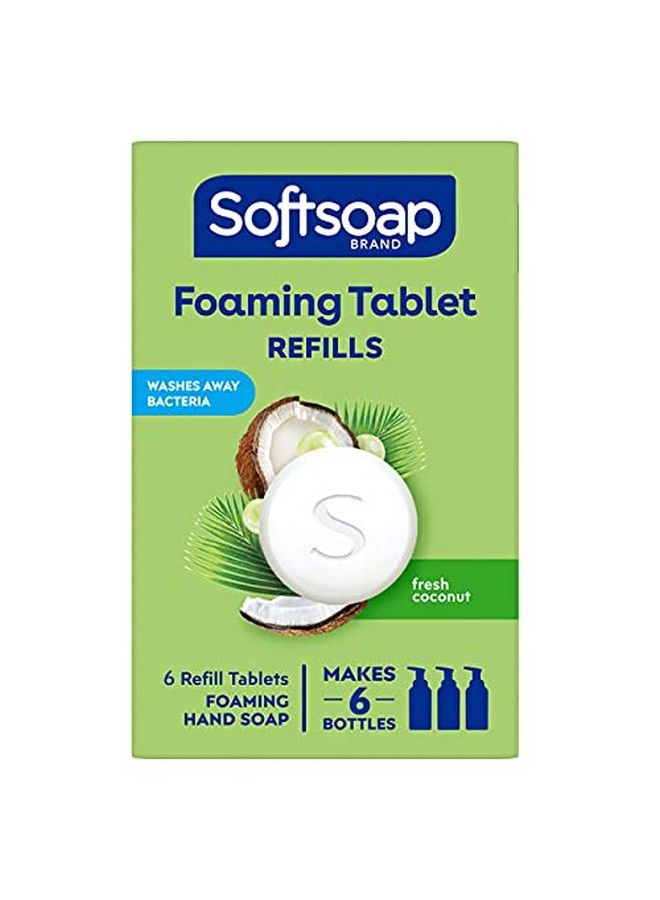 Foaming Hand Soap Tablets Refill Tablets Fresh Coconut 6 Count (Pack Of 1)