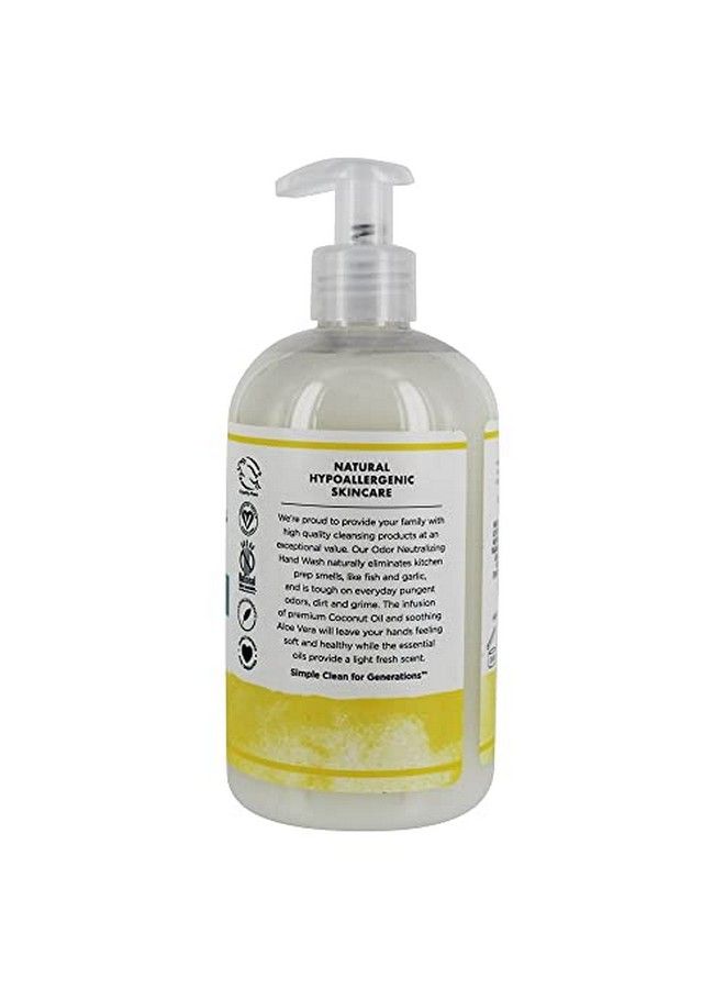Odorneutralizing Clean Hand Soap By Kirk’S ; Castile Liquid Soap Pump Bottle ; Moisturizing & Hydrating Kitchen Hand Wash ; Lemon & Eucalyptus Scent ; 12 Fl Oz Bottle