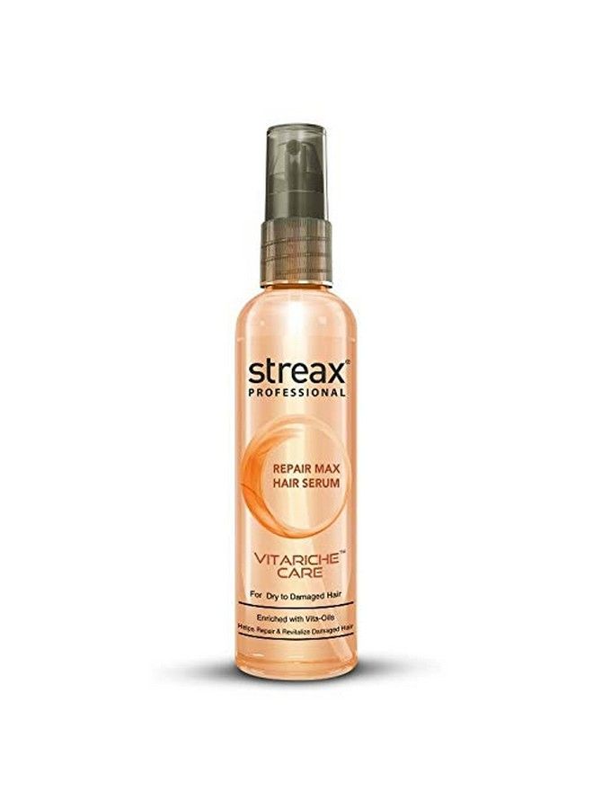 Professional Vitariche Care Repair Max Hair Serum For Men & Women ; Helps Repair & Rejuvenate Dry & Damaged Hair ; Provides Softer Nourished & Healthier Hair ; For Dry To Damaged Hair 100 Ml