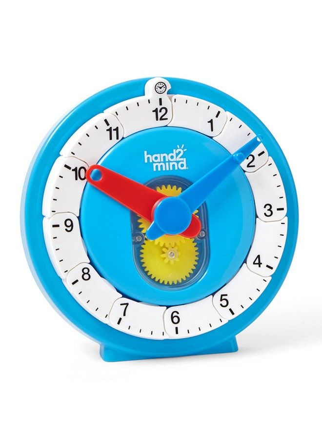 Advanced Numberline Clock™ For Kids Learning To Tell Time Math Manipulatives For Telling Time Analog Clock For Kids Learning Learning To Tell Time Clock Homeschool Supplies (1 Pack)