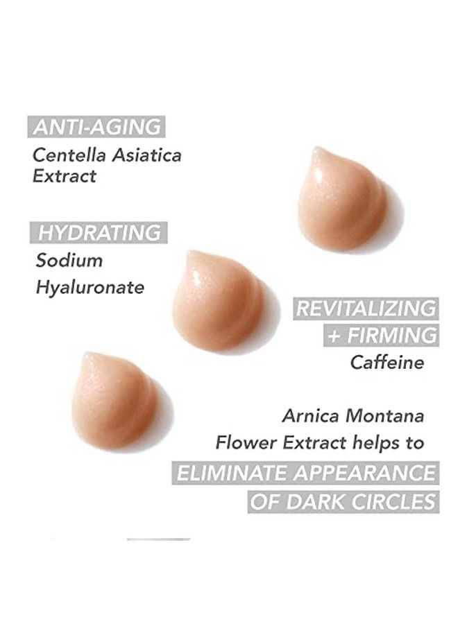 Brightening & Revitalizing Under Eye Serum Anti Aging & Hydrating Reduces The Appearance Of Fine Lines & Dark Circles With Caffeine And Squalane 0.5 Oz