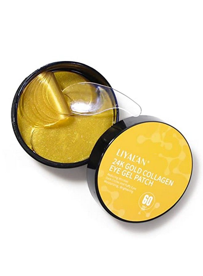 24K Gold Under Eye Patches Eye Mask For Dark Circles And Puffiness Eye Masks Eye Bags Treatment For Women And Man Eye Patch Gel Anti Wrinkle Under Eye Gel Pads