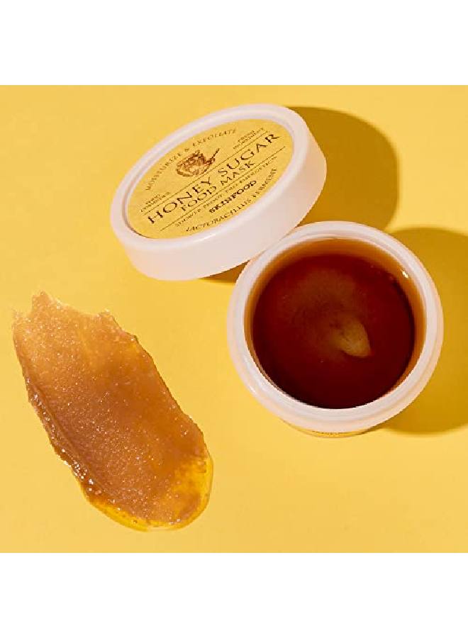 Skinfood Mask Honey Sugar 120G Facial Pore Cleanser Nourishing & Firming Skin Exfoliator Wash Off Face Masks W/Melting Sugar For Healthy And Smooth Skin Showerproof Texture (423 Oz)