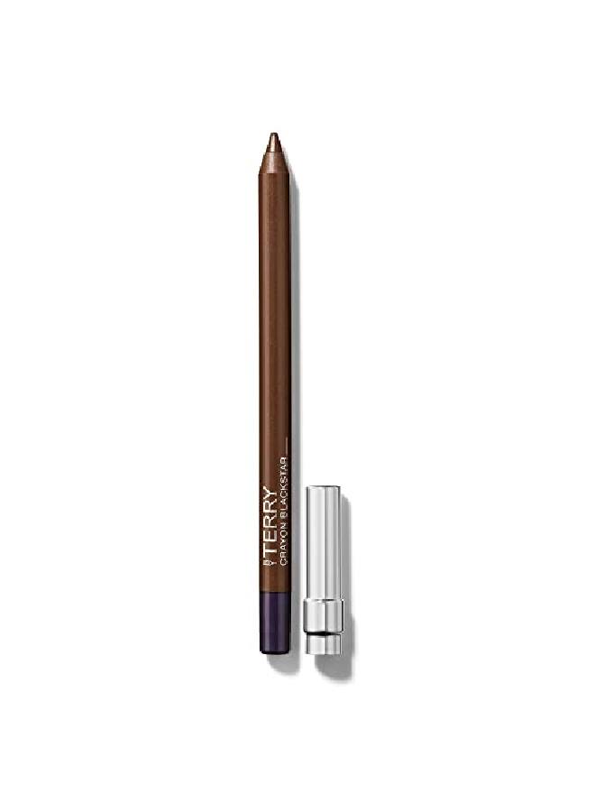 Crayon Blackstar | Longlasting Waterproof Brown Eyeliner Pencil | Highly Pigmented Creamy Formula| Brown Stellar | 1.2G