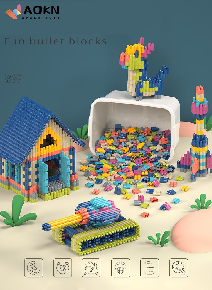 Building Blocks & Stacking Toys Set Effective Stem Learning Toys for Hands-on Play  Colorful & Educational Stacking Building Toys Game