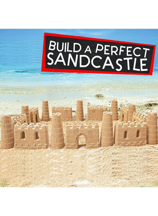 Beach Builder Create A Sand Castle Pro Building Split Mold Kit Toy For Kids (18 Pcs)
