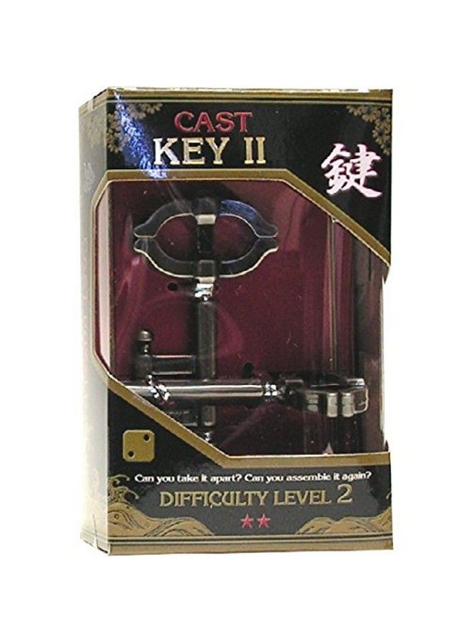 Key Ii Hanayama Cast Metal Brain Teaser Puzzle (Level 2)