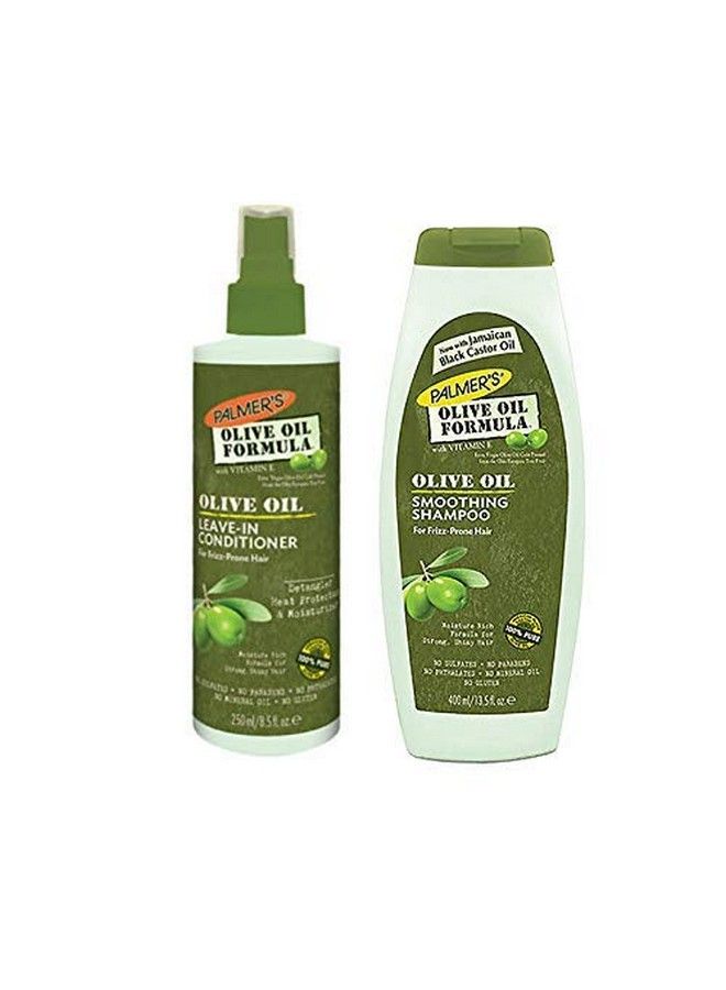 Olive Oil Formula Smoothing Shampoo 400 Ml And Olive Oil Leavein Conditioner 250 Ml