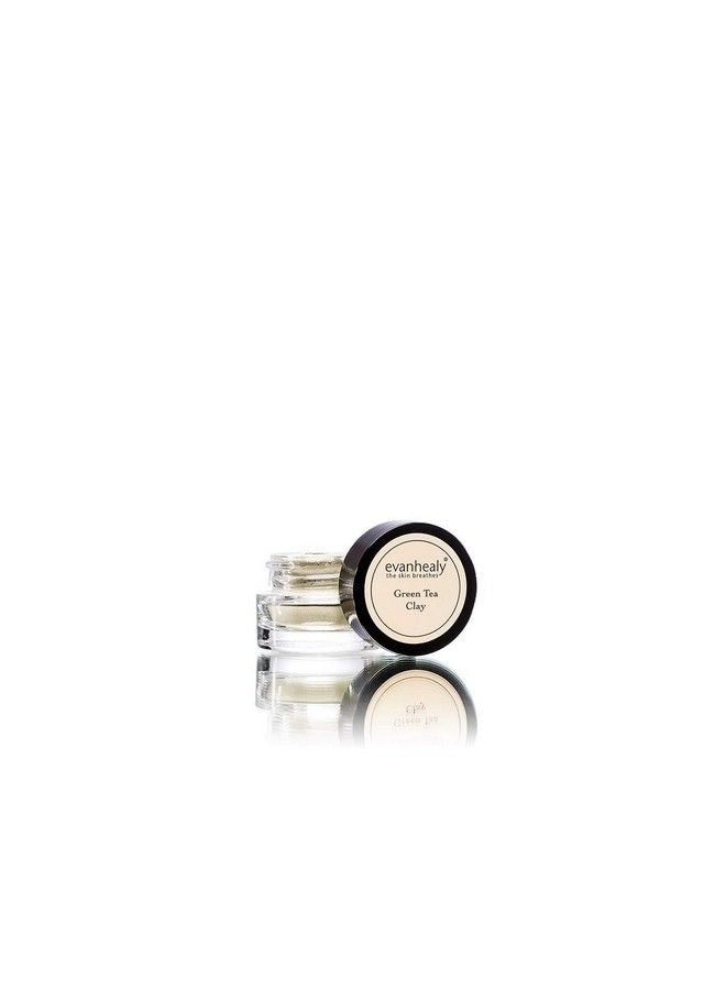 Green Tea Clay Treatment ; Clarifying & Balancing Mask ; Organic Matcha & Montmorillonite Clay For Oily Normal & Dry Skin