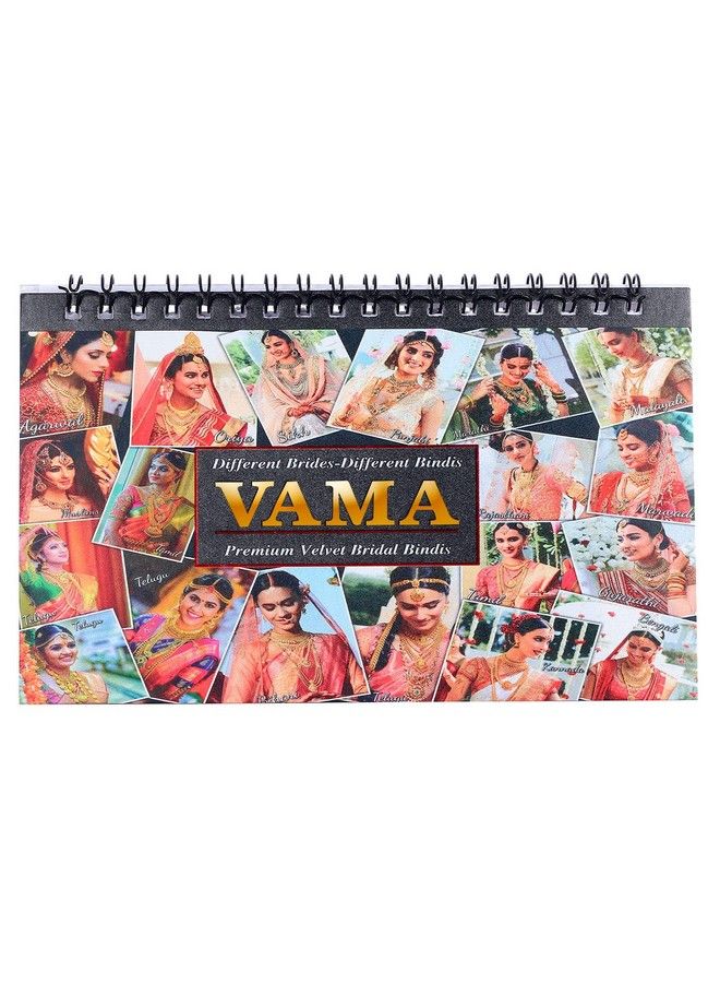 Forehead Sticker Kumkum Gold & White Stone Multicolour Bindi Booklet For Women & Girls (Stone Bindi Book 376 Bindis)