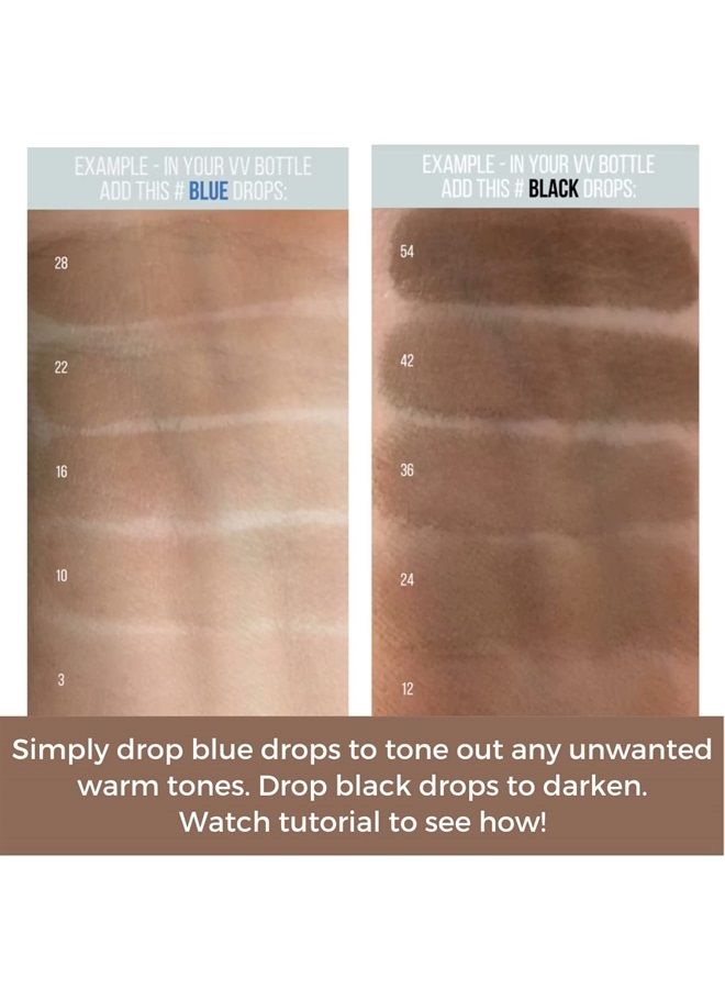 Vitiligo Vanquish Cosmetic Camouflage Kit by Fake Bake Liquid Concealer, Long Lasting Natural Color Customization Eliminates Appearance of Skin Depigmentation For Women & Men - Cover Lasts For Days