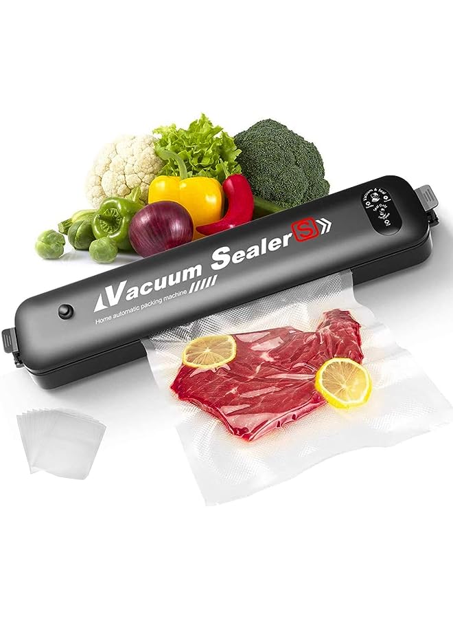 Sealer Machine, Automatic Food Sealer With 30 Pcs Vacuum Bags, Vacuum Air Sealing System For Foodsavers Portable Sealer Food Vacuum Sealer Machines For Kitchen Food Preservation Storage Saver