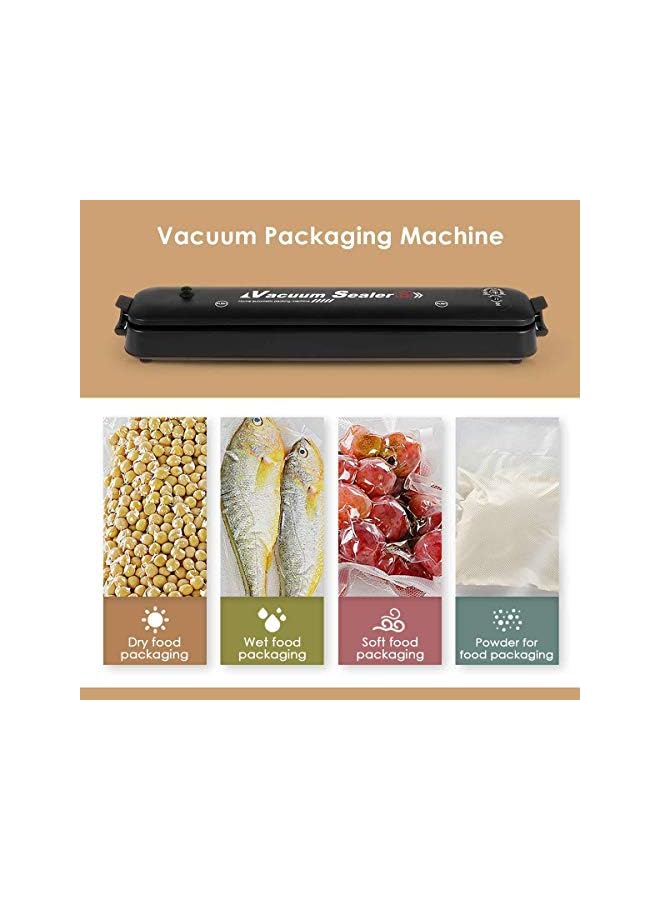 Sealer Machine, Automatic Food Sealer With 30 Pcs Vacuum Bags, Vacuum Air Sealing System For Foodsavers Portable Sealer Food Vacuum Sealer Machines For Kitchen Food Preservation Storage Saver