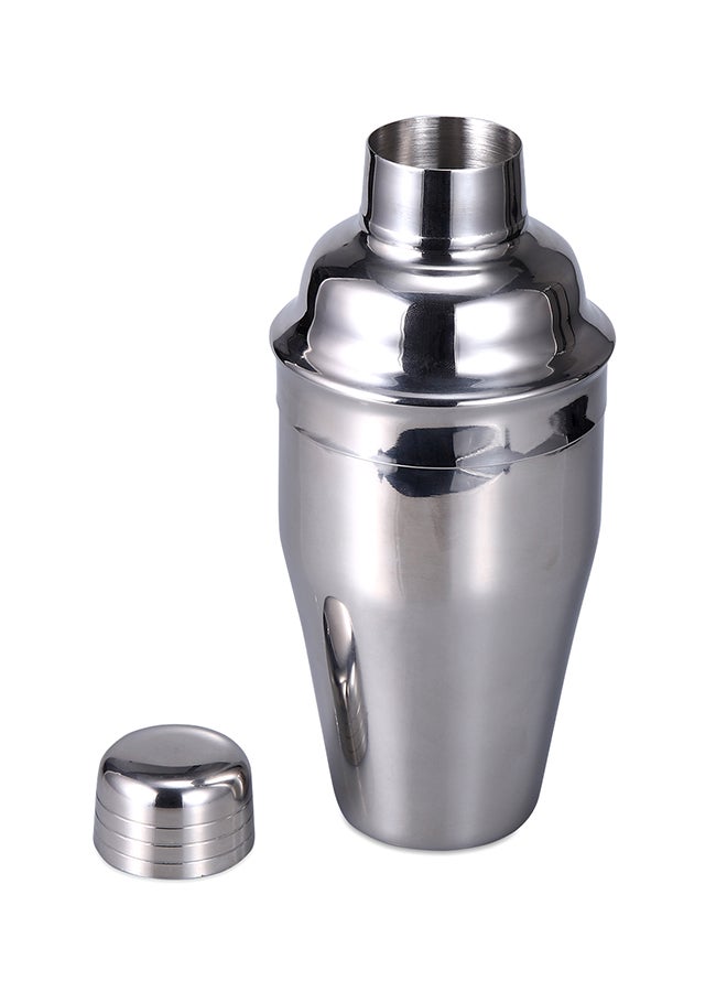Stainless Steel Cocktail Shaker Silver 9cm